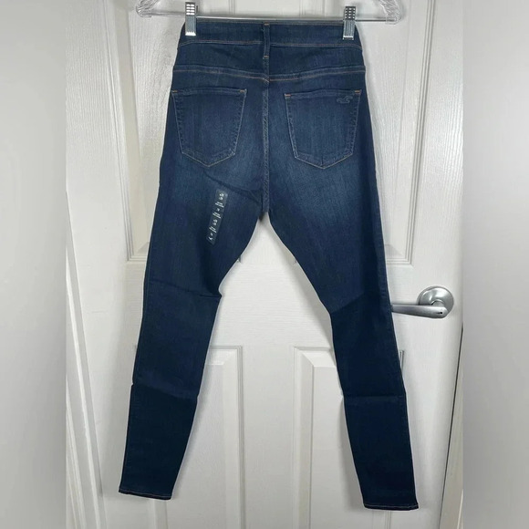 Hollister Low Rise Jean Jeggings Dark Wash Size 28 Advance Stretch - Picture 7 of 12
